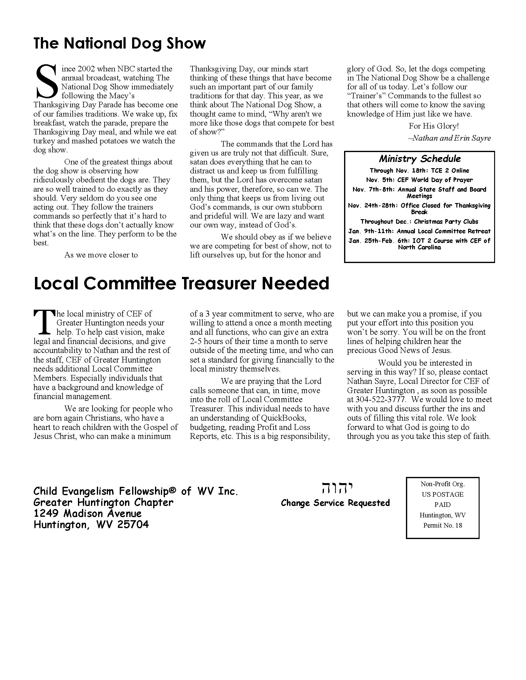 Fall 2025 Newsletter Page 2